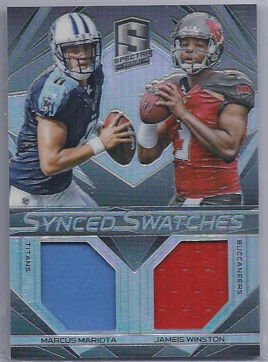 2015 Panini Spectra #SS-QB Synced Swatches, Jameis Winston 2015 Panini Spectra #SS-QB Synced Swatches, Jameis Winston
