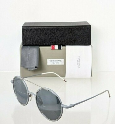 Pre-owned Dita Brand Authentic Thom Browne Sunglasses Tbs 108-b-t Grey Silver Tb108 Frame In Blue