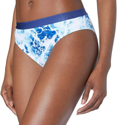 Quick Drying Sloggi Shore Women's Yap Islands High leg Bikini Bottoms / Swimwear