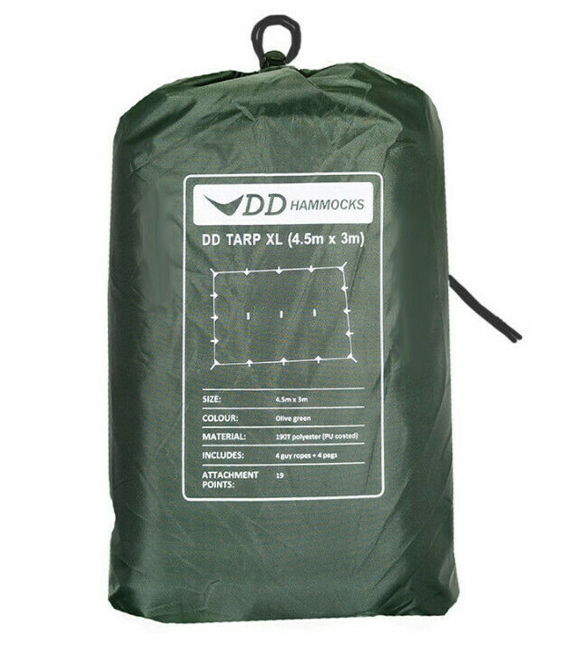 DD Hammocks - DD Tarp XL: Extra Large 4.5m x 3m Waterproof