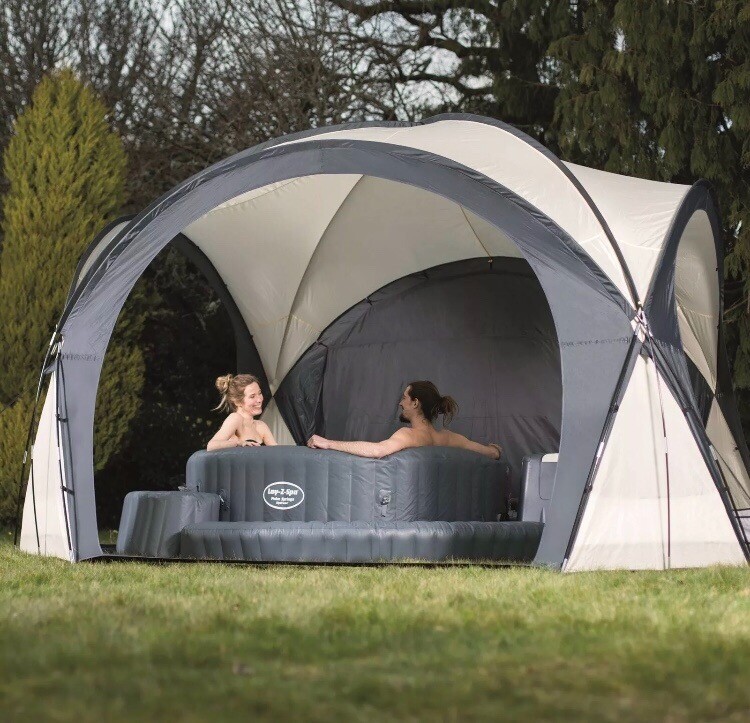 Bestway LayZ Spa Dome Hot Tub Gazebo Enclosure 4 x 4 x 2.5m in