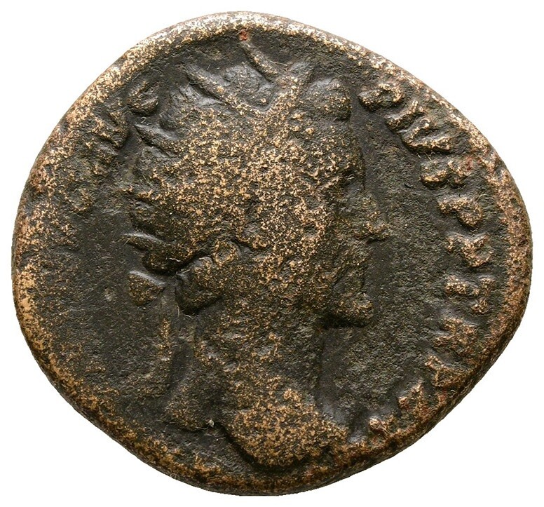 Roman Bronze Dupondius - Rome 138-161 AD - Antoninus Pius - Picture 2 of 4