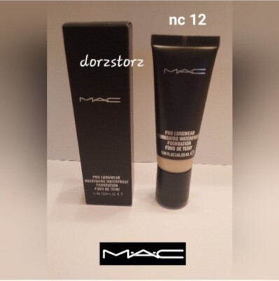 MAC Pro Longwear Nourishing Waterproof Foundation *NC12* / 0.84 oz / New in box