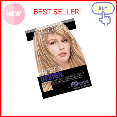 L'Oreal Paris Frost and Design Cap Hair Highlights For Long Hair, H85 Champagne,