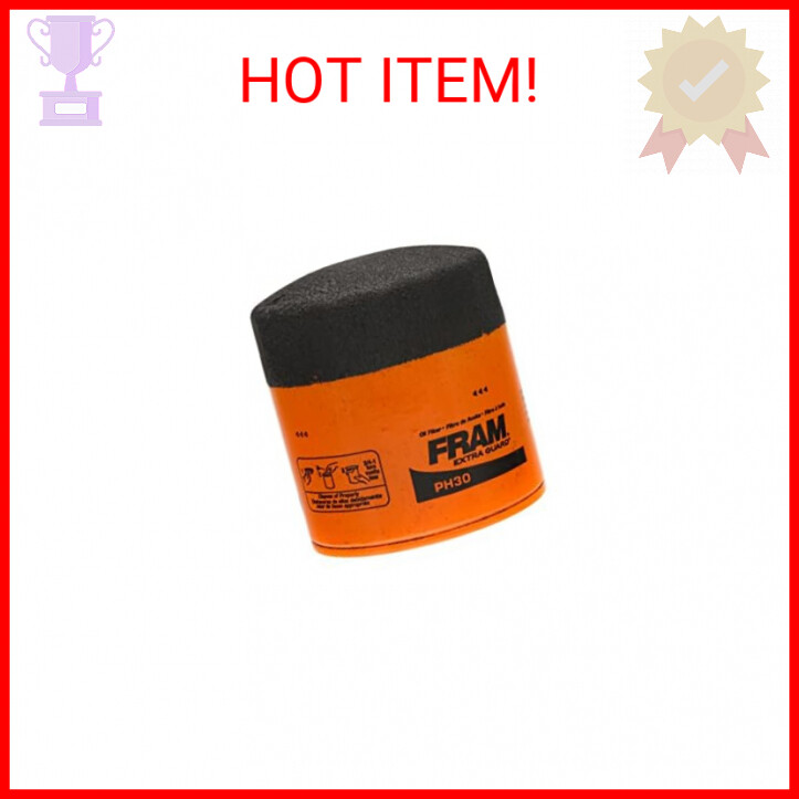 FRAM Extra Guard PH30, 10K Mile Change Interval Spin-On Oil Filter