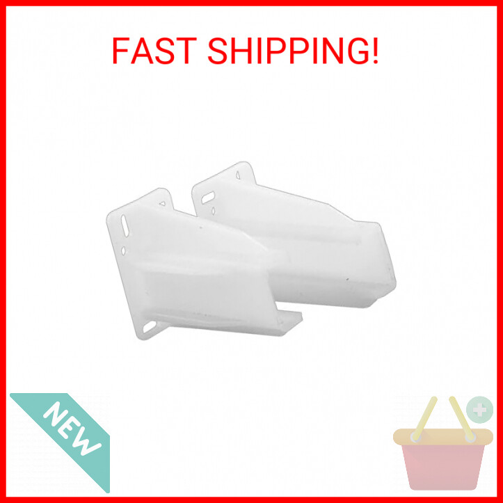Prime-Line R 7227 Rear Drawer Track Back Plate &ndash; Support and Maintain Alignment