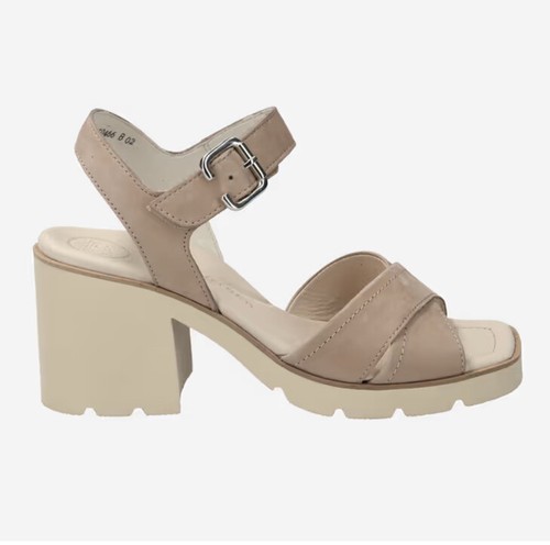 Paul Green Women's Leora Tan Nubuck Leather Sandals US 9