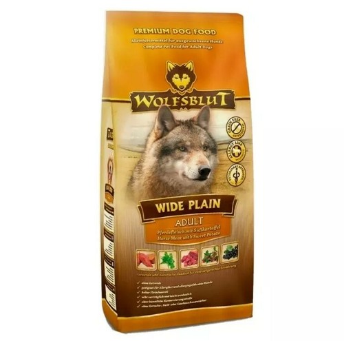 Wolfsblut Wide Plain 15 kg Hundefutter Trockenfutter mit Pferd