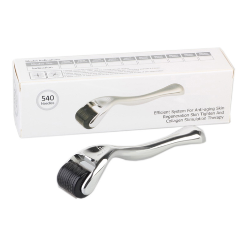 540 Titanium Micro Derma Roller 1.0 mm For Acne Scars Wrinkles ,Beard ,Hair Loss