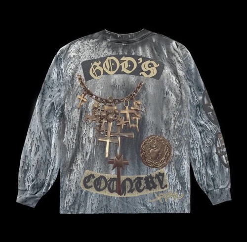 ★限定!レア!Travis Scott Utopia God's Country ロンT TRAVIS SCOTT OFFICIAL UTOPIA TOUR MERCH God's Country Long