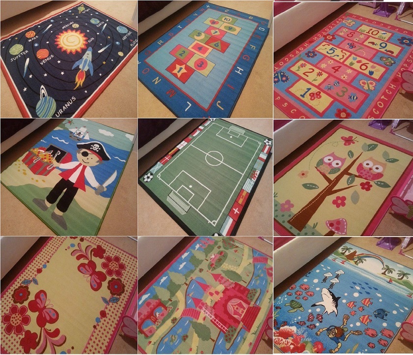 Details About Kids Children Soft Non Slip 100x165 Floor Mat Carpet Bedroom Playmate Large Rugs