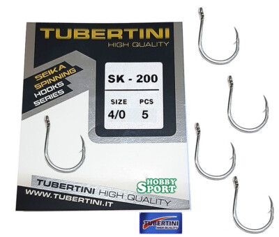 AMI TUBERTINI SIZE 4/0 SERIE SK 200 X ASSIST HOOK VERTICAL JIG SLOW PITCH