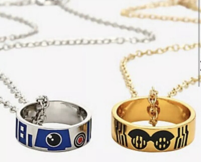 STAR WARS BEST FRIEND RING NECKLACE SET NWTs