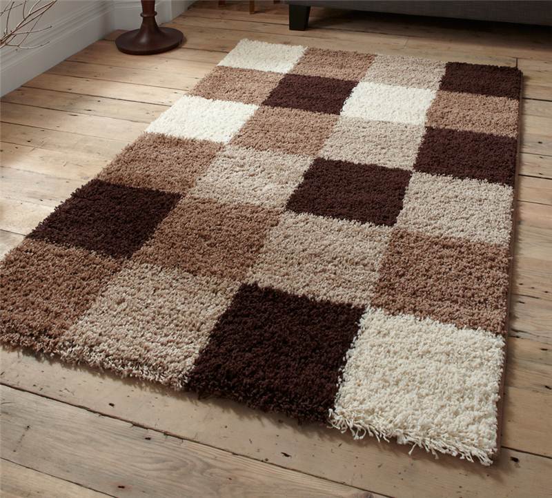 Chocolate and cream shaggy rug in Ilford, London Gumtree
