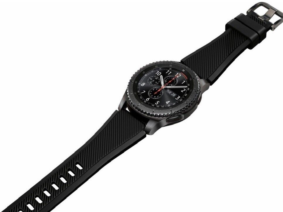 Samsung Galaxy Gear S3 Frontier SM-R765V Verizon LTE Smart Watch 46mm Black | eBay