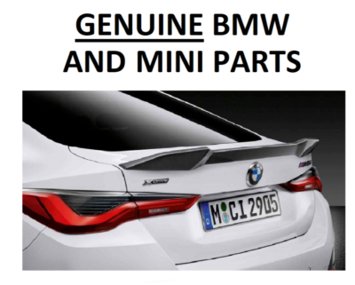 GENUINE BMW G26, i4, M Performance Rear Spoiler 51195A36997  