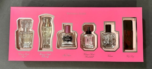 ☆送料無料 Victorias Secret ヴィクトリア ルプリント 1667 Victorias Secret 6 Travel Size Perfume Sprays in Gift Box