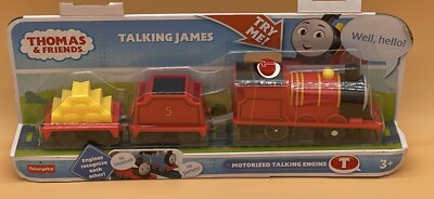 Thomas and Friends Trackmaster Talking James Motorized Engine Train New
