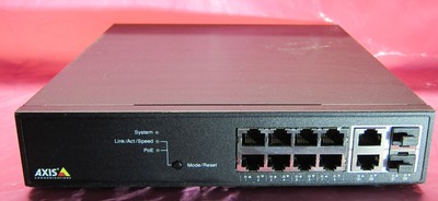 Genuine Axis T8508 PoE+ Network 8-Port Managed Gigabit Switch F.W. 6.54.3842