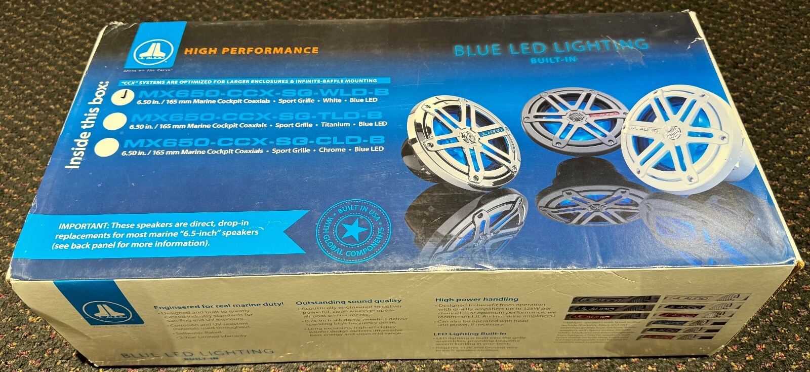 JL Audio MX650-CCX-SG-WLD-B 6.5