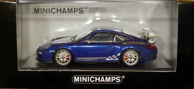 Porsche 911 997 II GT3 RS 2010 blau metallic 1 of 1536 1:43