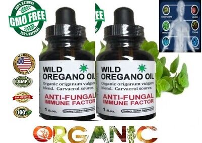 2 PACK OREGANOL Oil of Oregano 60 ml North American Herb  Inmune support  BLEND