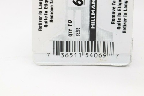 Qty 3 Pack of 10 Hillman 88206 Key Blanks No. 69 Cassette E