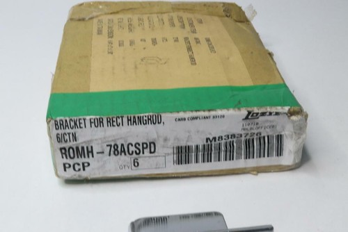 6 Pack - LOZIER ROMH-78ACSPD BRACKET FOR RECT HANGROD 6/CTN