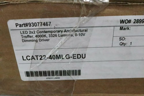 Columbia Lighting LCAT22-40MLG-EDU LED Architectural Contemporary Recessed