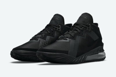 Nike LeBron 18 Low 'Zero Dark 23' Basketball Shoe Black CV7562-004 US Men Size 8