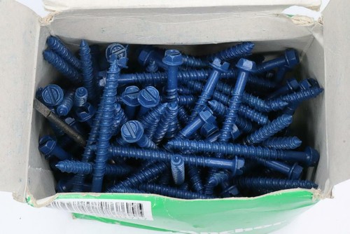 Box of 100 Hillman 375296 Tapper Concrete Anchors  1/4