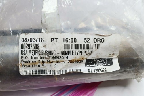 Dumont Minute Man 60mm Diam Plain Broach Bushing Style 44469