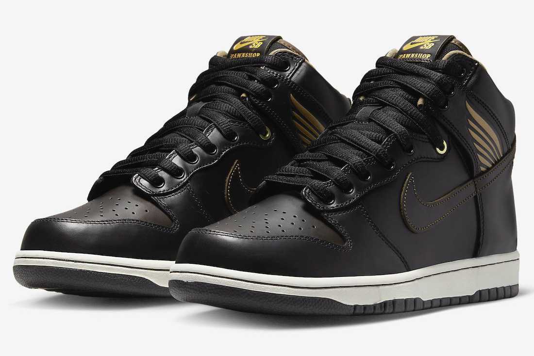 

Ломбард × Nike SB Dunk High Black FJ0445-001 Кроссовки мужские US6-12, Черный, Nike SB Dunk