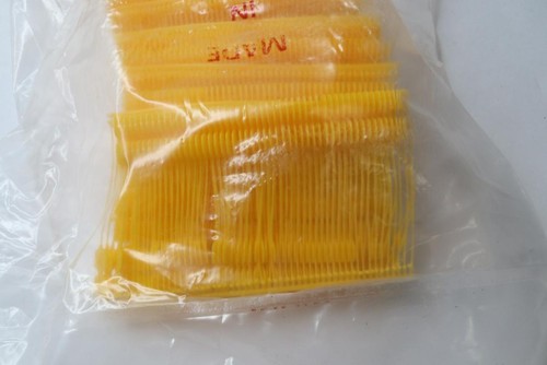 48000 count- Avery Dennison Swiftach Double Paddle Nylon Fasteners Yellow 2.45