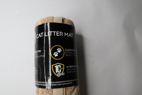 Grip Master Cat Litter Mat Scatter Control Trapping Border, XL Taupe 35
