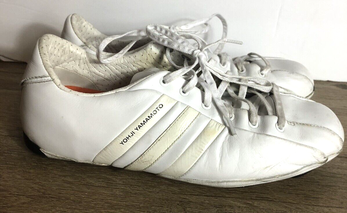Adidas y3 white trainers hotsell