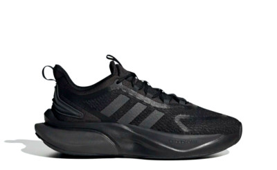 NEW MENS ADIDAS ALPHABOUNCE + PLUS BLACK CARBON BOOST RUNNING ATHLETIC SHOES