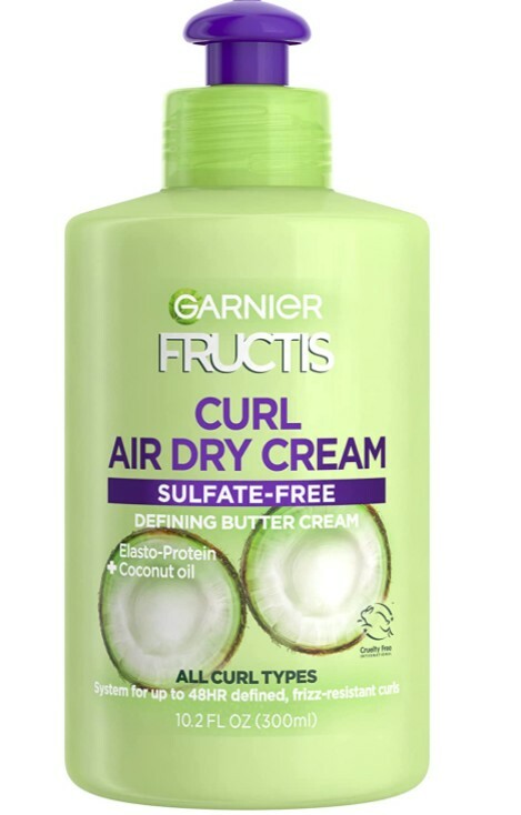 Garnier Hair Care Fructis Curl Nourish Shampoo, Conditioner, and Butter Cream