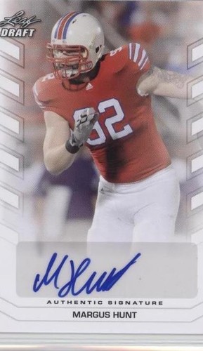 2013 Leaf Draft Margus Hunt #BA-MH1