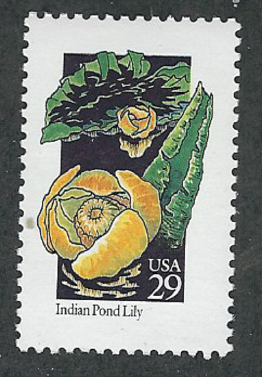 Scott #268029 Cent.Wild Flowers/Indian Pond Lily2 Stamps