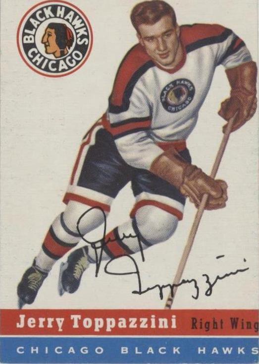 1954-55 Topps - Jerry Toppazzini #21