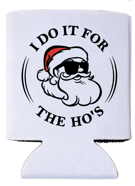 Christmas Holiday Funny Can Coolers Koozies Grinch Bougie Santa Snack Cake Party