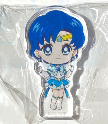 Sailor Moon Cosmos Mini Chibi Chara Art Acrylic Stand Figure Mercury Ami Mizuno