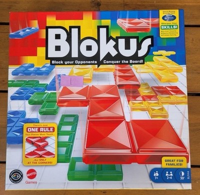 Mattel Games Blokus Strategy Board Game Family Game for Kids & Adults