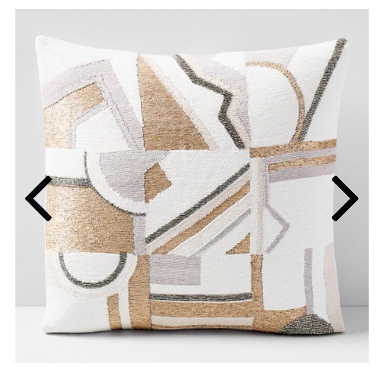 New West Elm Deco Cushion Gold in Wanstead, London Gumtree
