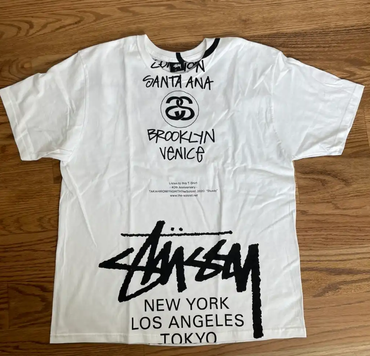 stussy TAKAHIRO MIYASHITA WORLD TOUR TEE