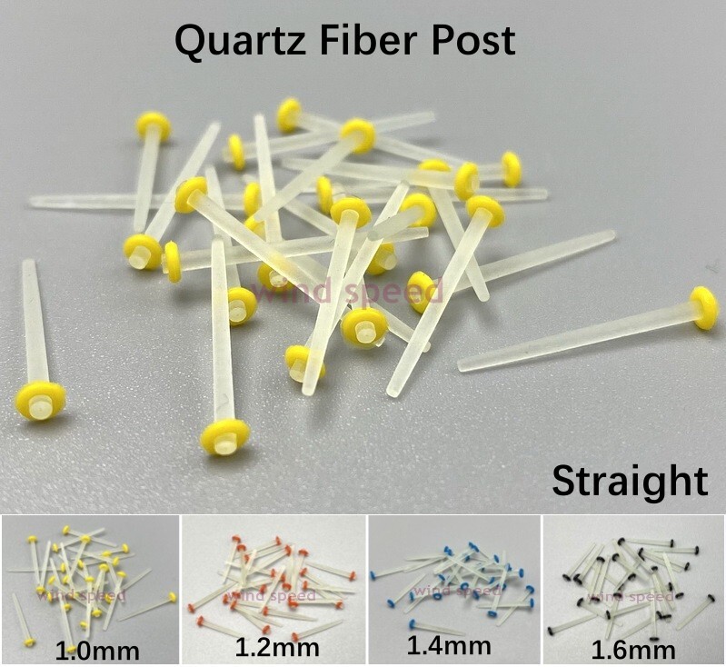Dental Endo Quartz Fiber Post Root Canal Pins 1.0 1.2 1.4 1.6mm Straight Posts