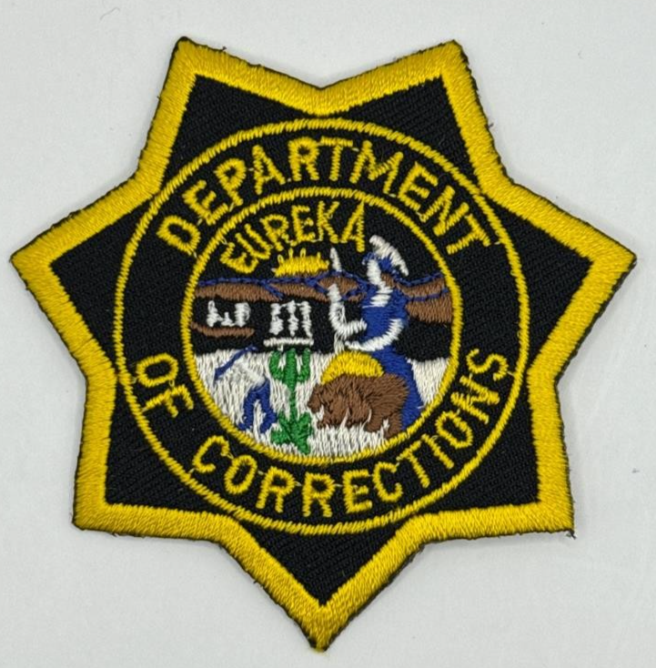 California Department of Corrections Police Jail Patch SMALL