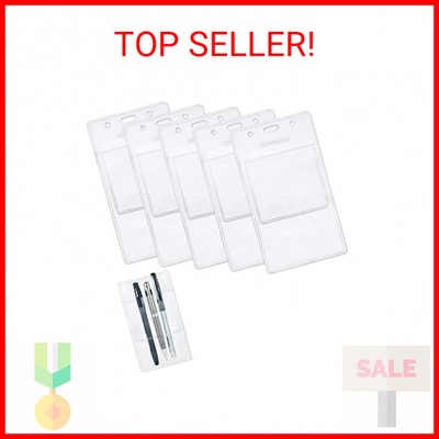 Wisdompro 5 Pack Heavy Duty Pocket Protector for Shirts, Lab Coats, Pants - Mult