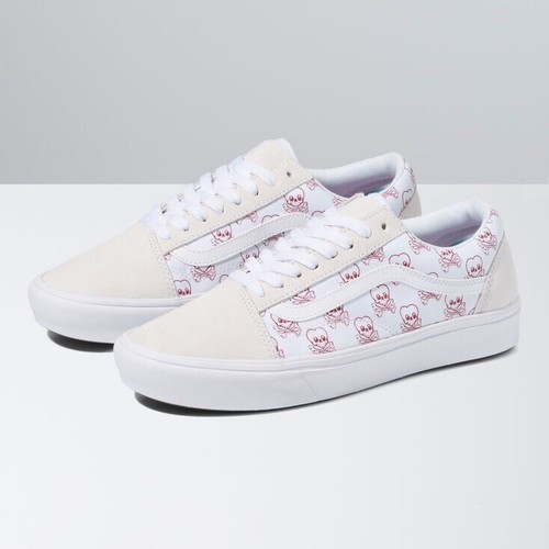 

Мужские туфли Vans Comfycush Old Skool Coldhearted True White Red, размер 7,5–13, Белый, VANS ComfyCush